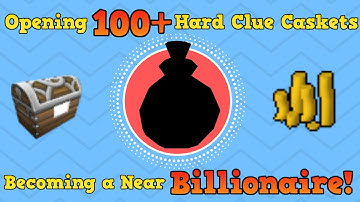100+ Hard Clue Caskets - First Time Opening and Becoming a Near BILLIONARE (RS3)