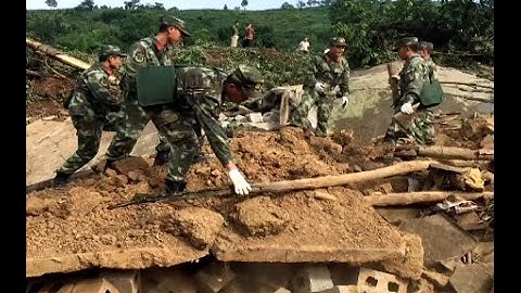 Landslide Buries 29 People in Southwest China