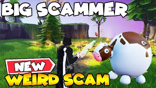 *NEW* Weird Scam UNDER THE MAP! ️ (Scammer Gets Scammed) Fortnite Save The World