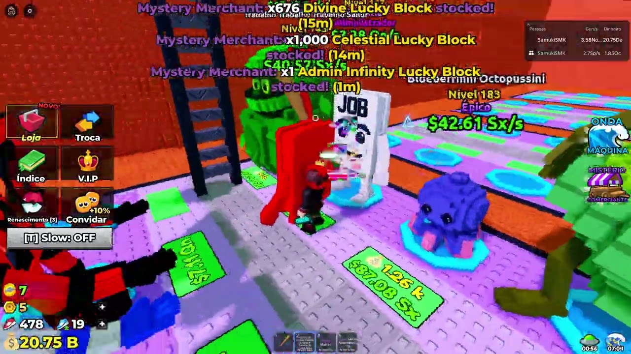 JOGANDO ROUBE UM BRAINROT TSUNAMI E QUASE PERDI TUDO 🌊😱