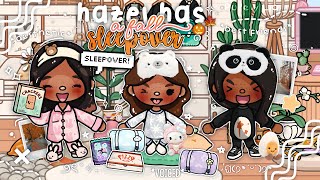 . Hazel Has A Fall Sleepover ๑ Voiced Toca Boca Life World