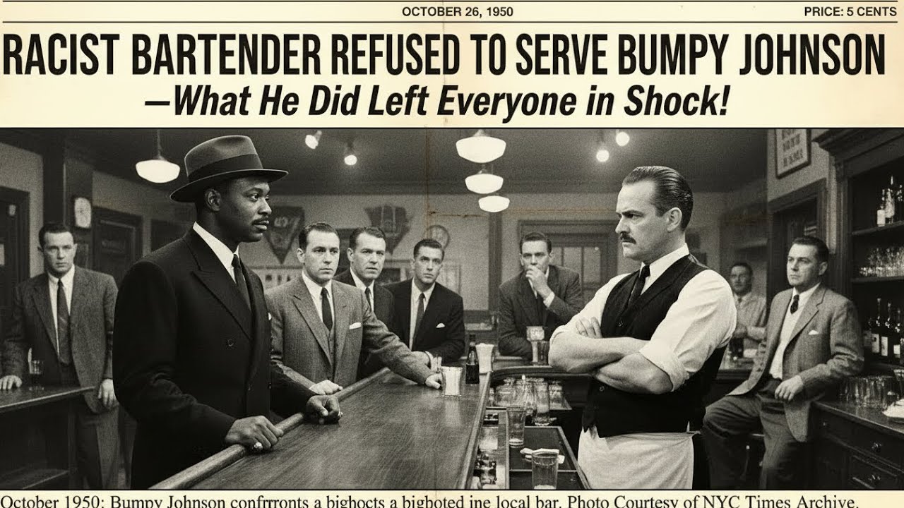 1950: White Bartender Refused to Serve BUMPY JOHNSON—What He Did Left Everyone in SHOCK!