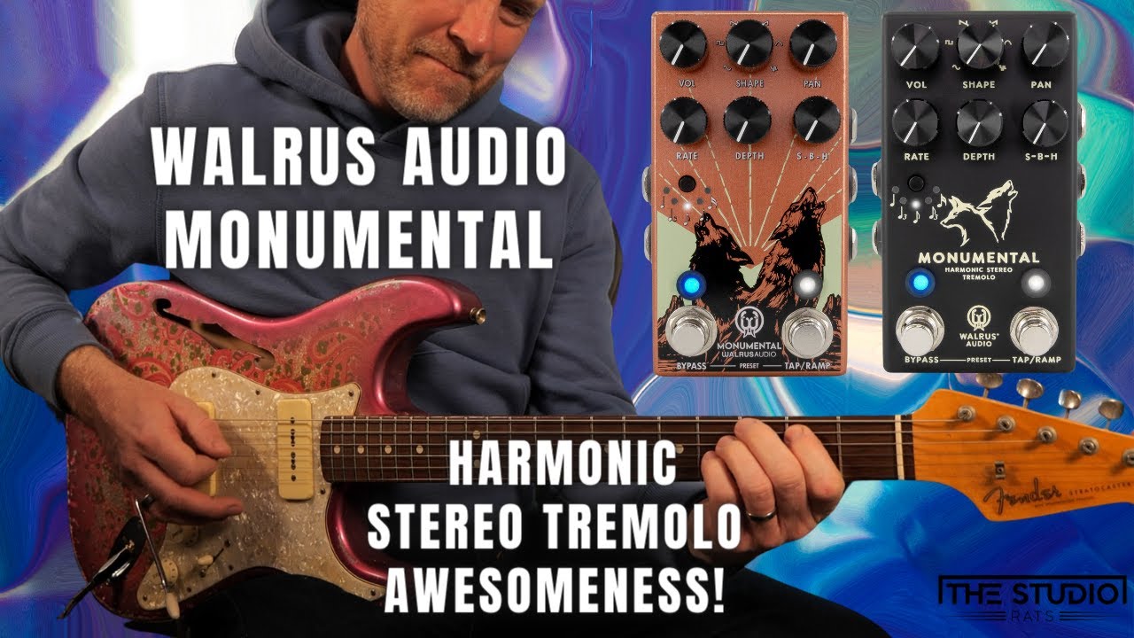 Walrus Audio MONUMENTAL - Harmonic STEREO Tremolo AWESOMENESS