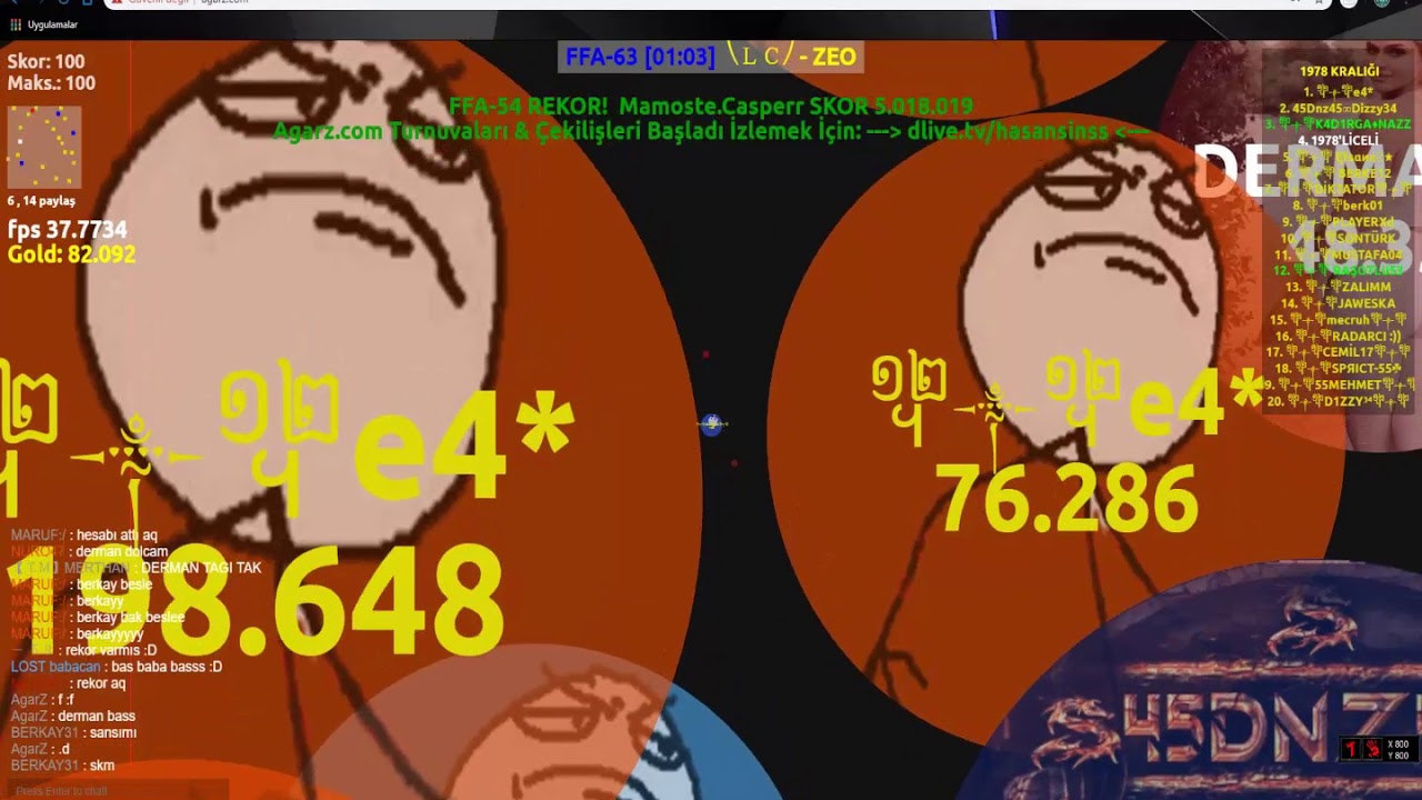 Agarz ffa 63 rekor (45Dnz45∞Dizzy34)