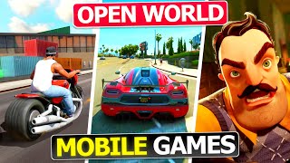 10 New Open World Games For Mobile 2024 [WITH DOWNLOAD LINKS]