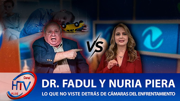 Lo que no viste detrás de cámaras del enfrentamiento entre  Dr. Fadul y Nuria Piera