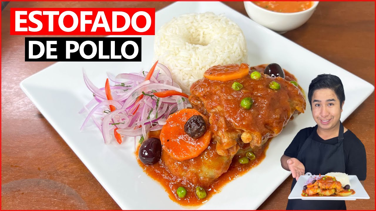 ESTOFADO DE POLLO! SUPER FACIL, SABROSO Y BIEN JUGOSO | COMIDA PERUANA | Sonqu