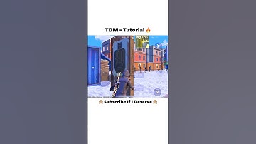 TDM Tutorial 🫨 #shorts #shortfeed #pubgmobile #viral
