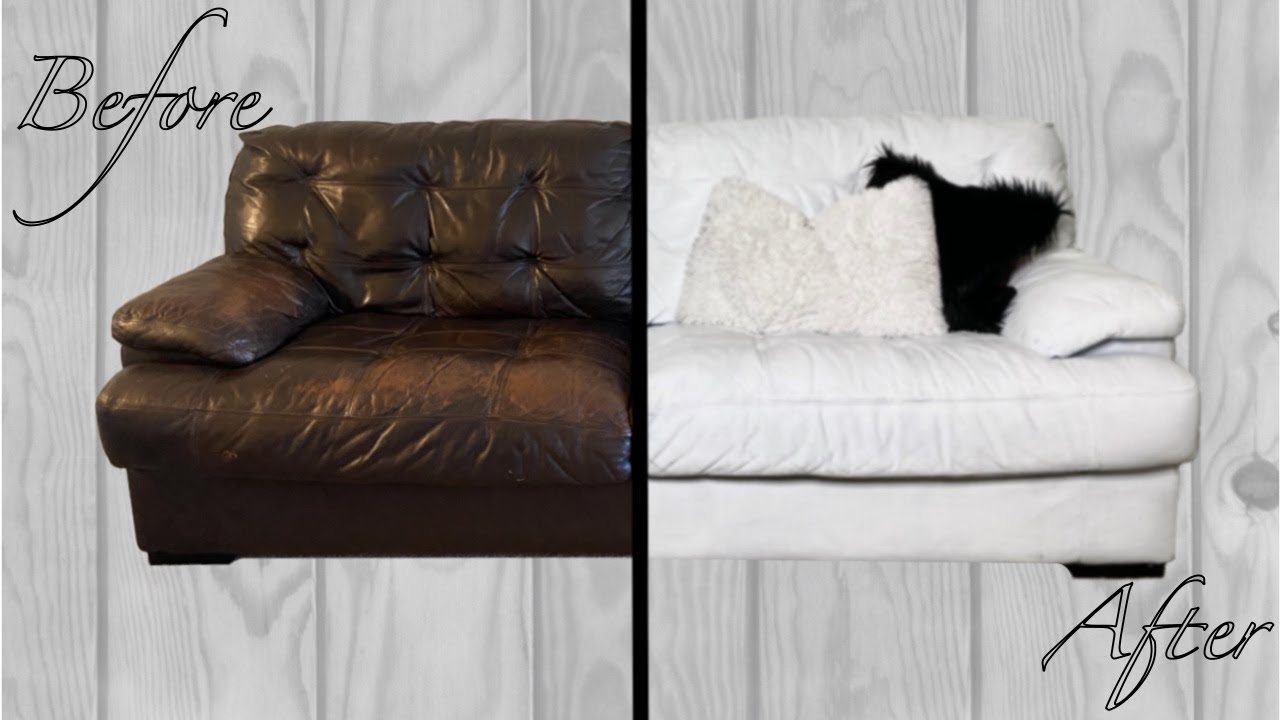 I Painted My Couch How To Chalk Paint A Leather Couch DIY Couch I Painted My Couch How To Chalk Paint A Leather Couch DIY Couch