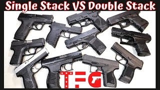 Single VS Double Stack 9mm (Beginner CCW Request) - TheFirearmGuy