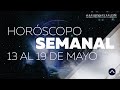 HOROSCOPO SEMANAL | 13 AL 19 DE MAYO | ALFONSO LEÓN ARQUITECTO DE SUEÑOS