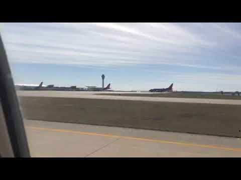 United Airlines CRJ-700 Landing In Indianapolis And Indy 500 Flyover