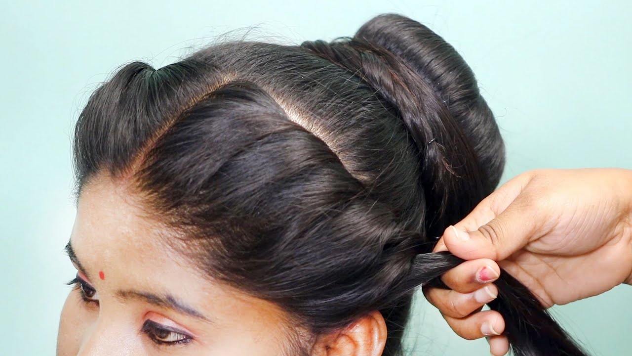 Quick and Easy Juda Hairstyle | Beautiful Hairstyles for Special Occasions  - YouTube