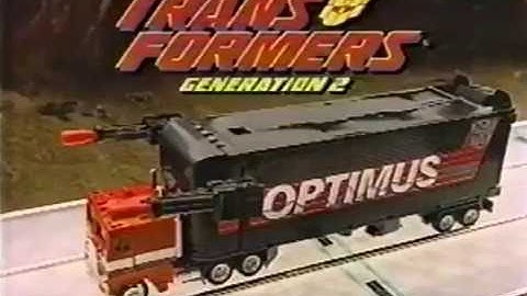 Transformers G2 Optimus Prime Toy Commercial
