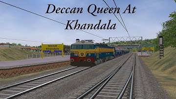 MSTS | 12124 PUNE - MUMBAI CSMT DECCAN QUEEN ENTERING KHANDALA FOR A BRAKE TESTING HALT | RP