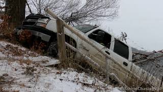 Thin Ice Truck Recovery, Washburn County, WI - 