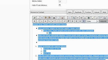 Page Content Editing 2, MODx Content Management System Training Part 9