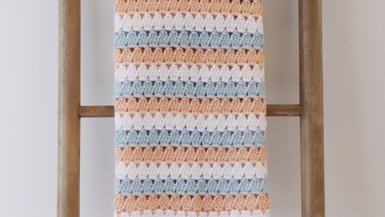 Just A Phase Crochet Modern Granny Blanket