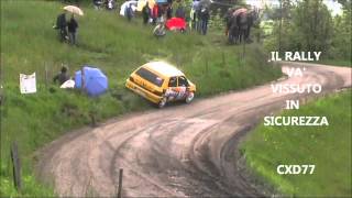 RALLY CITTA' DI SCHIO 2012 CHASH PAUROSO..DONNA COLPITA DA UN' AUTO IN CORSA screenshot 4