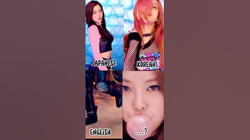 Thumbnail of BLACKPINK Bombayah in 4 languages #shorts