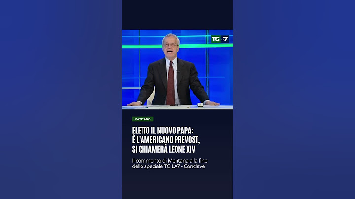 Il commento del direttore Enrico Mentana alla fine dello speciale TG LA7 - Conclave