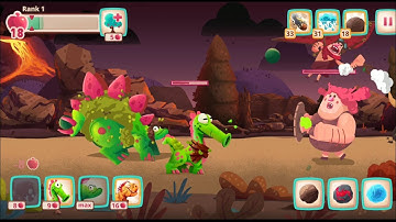 Dino Bash all levels #31 gameplay walkthrough part 28