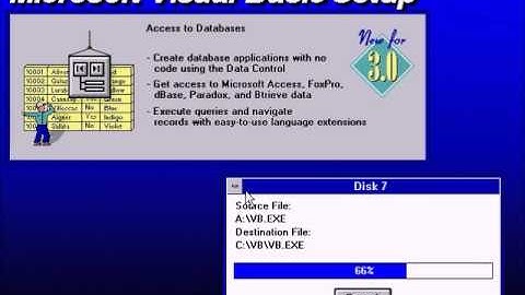 Installing Visual Basic 3.0 on Windows 3.1