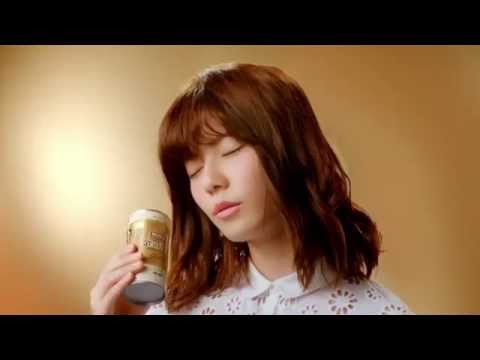 AKB48 WONDA 金のラテ「濃厚体験（島崎さん）」編 CM