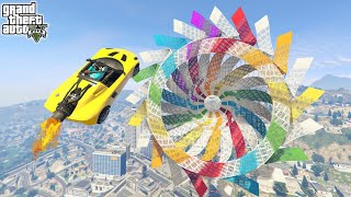 Flying Car in Building 987.789% People Give up in This Impossible GTA 5 Race!