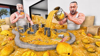 Franklin Found Tiny Mango City Inside Swimming Pool - IND...