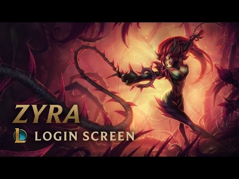 Zyra, Rise of the Thorns | Login Screen - League of Legends