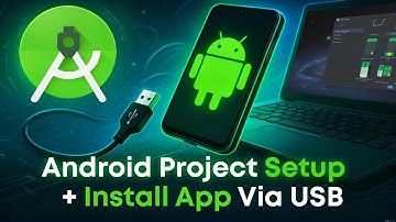Create Your First Android Studio App | Full Project Setup + Install App via USB