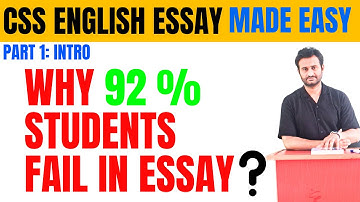 CSS ENGLISH ESSAY  | Demand of the Examiners in Essay Paper | PART 1
