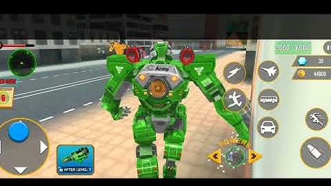 Army Bus Robot Transform battle in flying car games and jet Robot games Gameplay - Android/iOS.