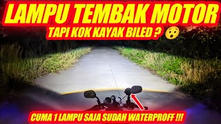 LAMPU TEMBAK MOTOR MT STAR 3,5 INCH SERASA PAKAI BILED CUY !!!