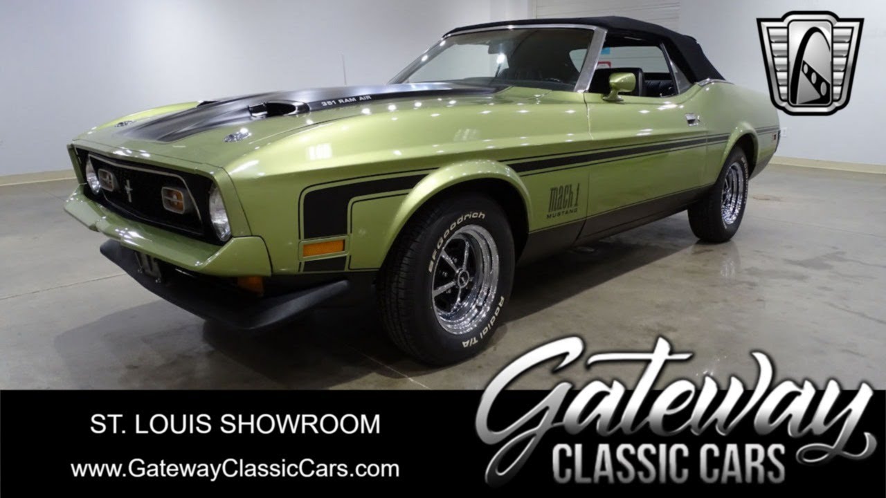 1972 Ford Mustang, Gateway Classic Cars, St Louis #9815 - YouTube