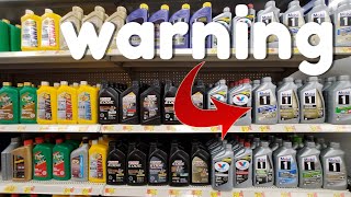 DO NOT USE Full Synthetic Engine oil?