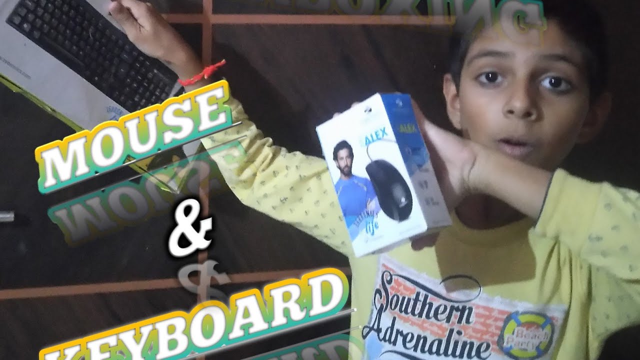 keyboard & mouse unboxing video Hindi 