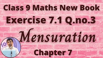TN Class 9 Maths Mensuration Exercise 7.1 Q.no.3 Chapter 7 Alexmaths Heron’s Formula