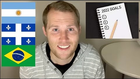 My 2022 Language Learning Goals for Spanish, French, and Portuguese