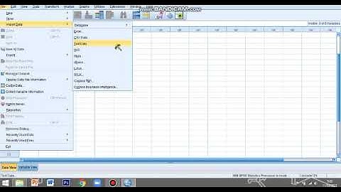 Pengenalan Fungsi Tools pada aplikasi SPSS STATISTIK