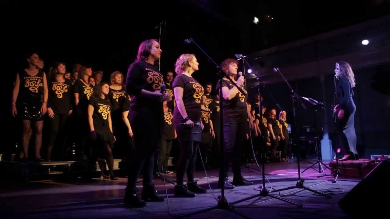 Aretha Franklin 'A Natural Woman' cover by Edinburgh's Got Soul Choir - Dec 2013