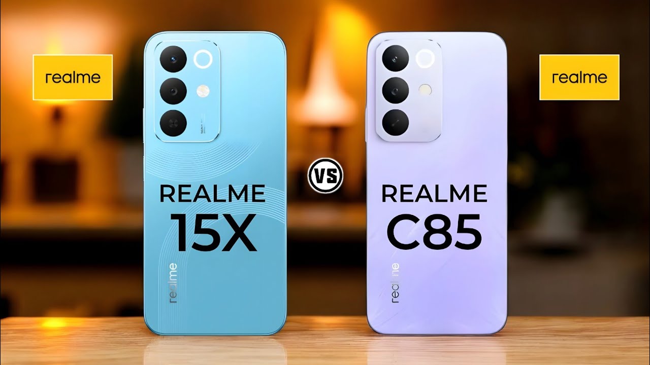 Realme 15X Vs Realme C85   