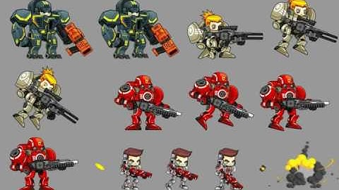 Advanced Soldier - Game Sprites