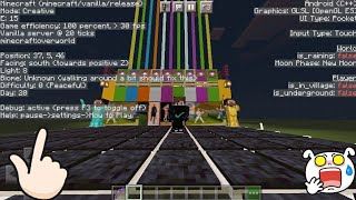 HOW TO GET DEBUG SCREEN LIKE JAVA IN MINECRAFT POKET EDITION 🔥🔥