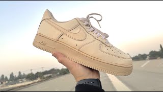 I DIPPED MY AIRFORCE 1'S IN COFFEE (satisfying)