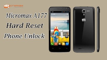 Micromax Canvas A177 Hard Reset | Phone Unlock | Pattern Unlock | Pin Unlock |