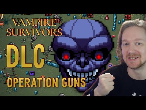 Видео: Vampire Survivors: DLC Operation Guns - Антонио в Нео-Галуга