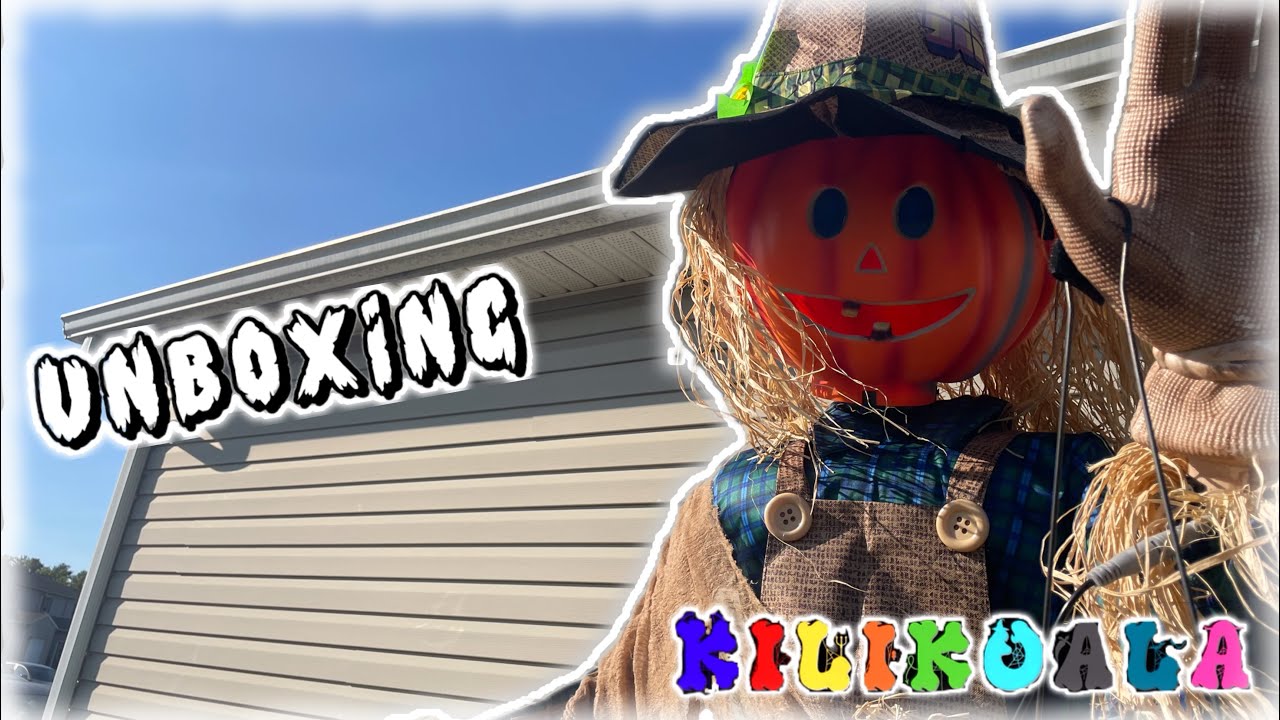 Kilikuala Halloween 2024 | Giant Pumpkin Scarecrow | UNBOXING & REVIEW