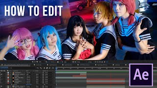 HOW I EDIT A COSPLAY VIDEO (Mahou Shoujo Site Breakdown)
